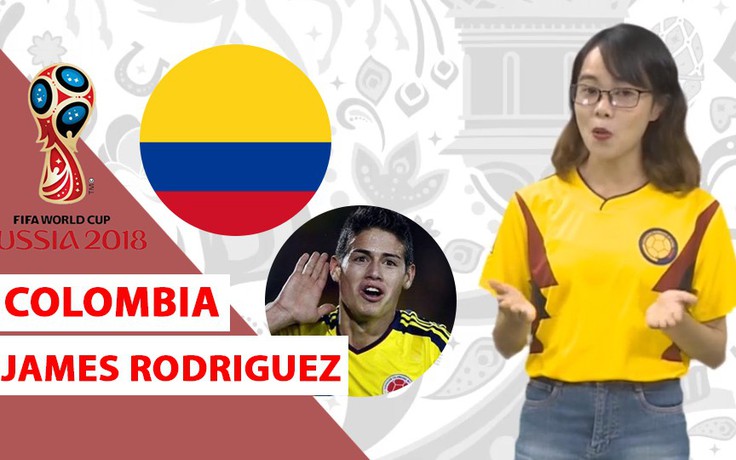 [ĐƯỜNG ĐẾN WORLD CUP 2018] Colombia trên đôi vai James Rodriguez