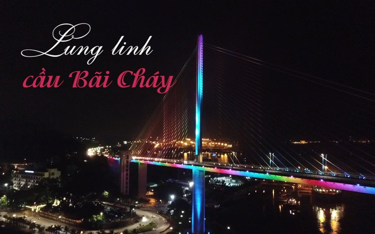 Cây cầu bên vịnh Hạ Long ảo diệu với hàng triệu ánh đèn