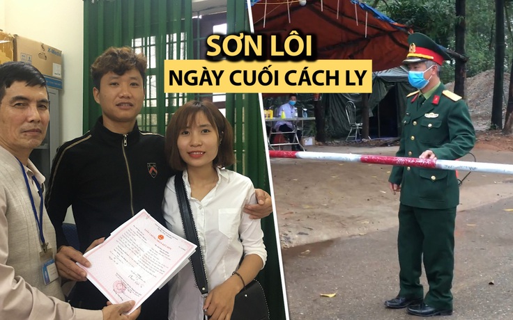 Hạnh phúc nhận giấy kết hôn ngày cuối cùng tâm dịch Sơn Lôi bị cách ly