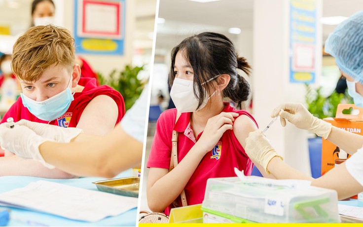 Phụ huynh Royal School an tâm khi con được tiêm vắc xin Covid-19
