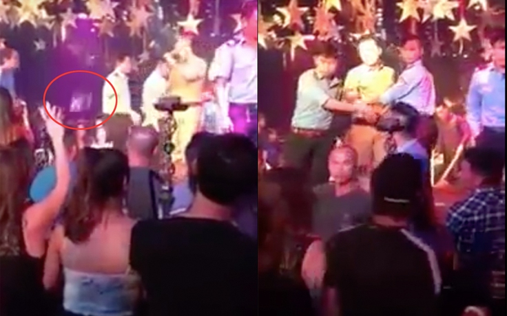 [VIDEO] Tuấn Hưng tức giận vì bị khán giả ném ly trong bar tại Nha Trang