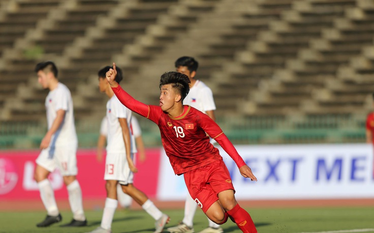 Đội tuyển U.22 Việt Nam lật ngược tình thế thắng U.22 Philippines 2-1