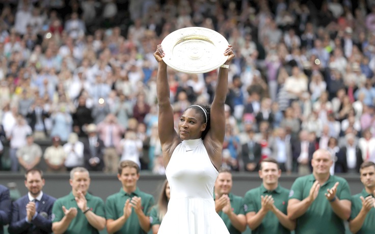 Serena Williams lần thứ 7 đăng quang tại Wimbledon