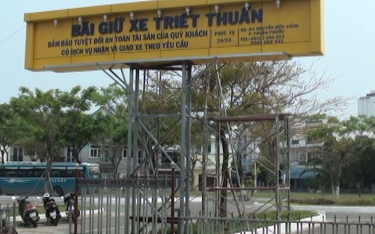 Công trình bãi đậu xe ở Đà Nẵng bất chấp kỷ cương