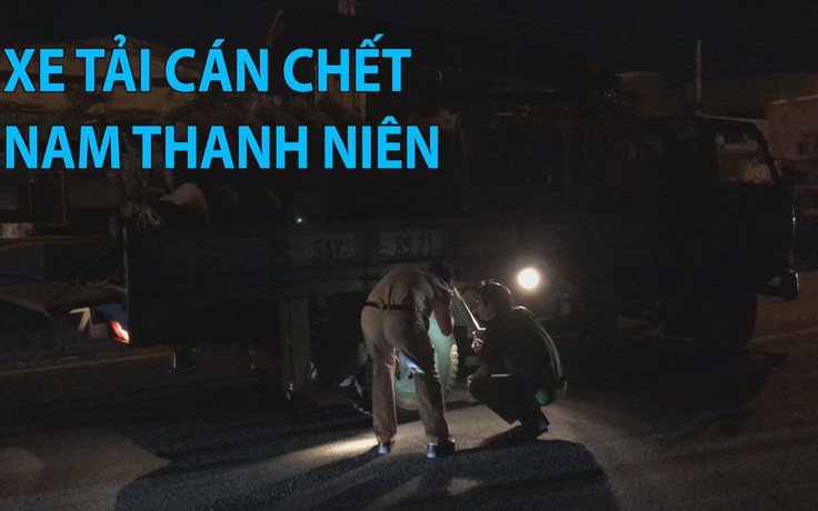 Xe tải cán chết người trên quốc lộ 1K