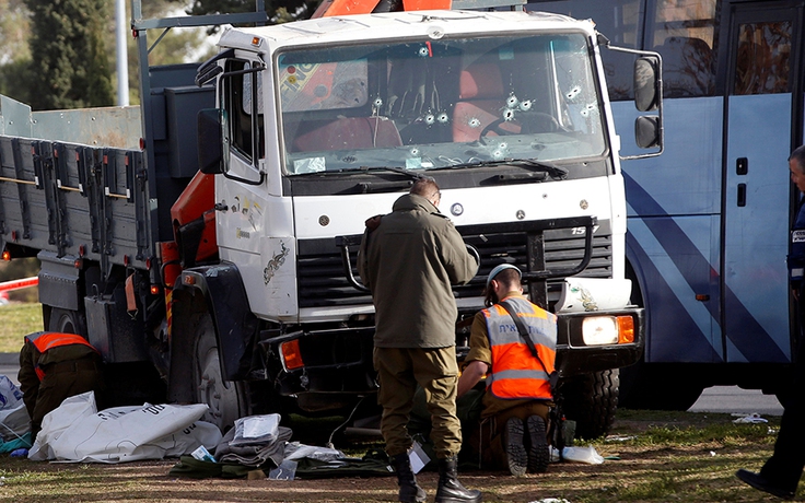 Tin nhanh quốc tế ngày 9.1: Tấn công bằng xe tải tại Jerusalem, 4 người chết