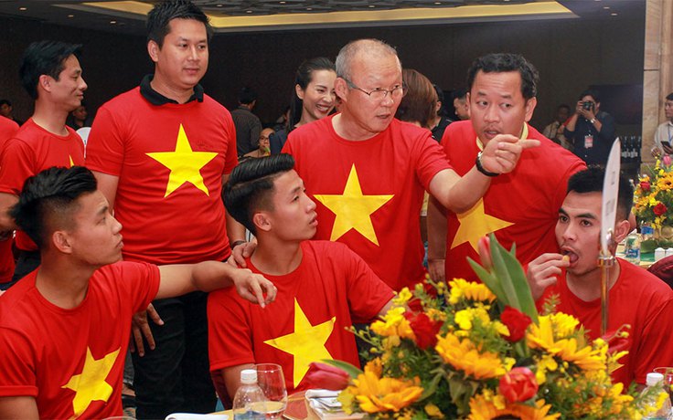 Đội tuyển U23 Việt Nam giao lưu người hâm mộ TP.HCM