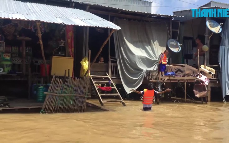 Cuộc sống vùng quê miền Tây trong những ngày lũ lớn bất thường