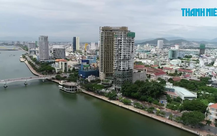Cận cảnh tòa nhà xây trái phép 200 m2 giữa “đất vàng” Đà Nẵng