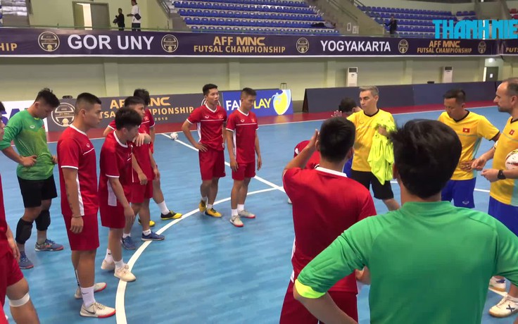 Đội tuyển futsal Việt Nam sẵn sàng tranh tài tại giải AFF 2018