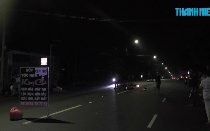 Hai xe máy tông nhau kinh hoàng trên Quốc lộ 56, 2 người tử vong