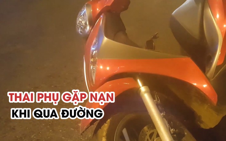 Thai phụ qua đường bất ngờ va chạm với xe ben, 3 người bị thương