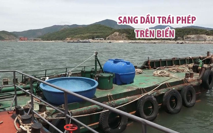 Phát hiện vụ sang dầu trái phép trên biển