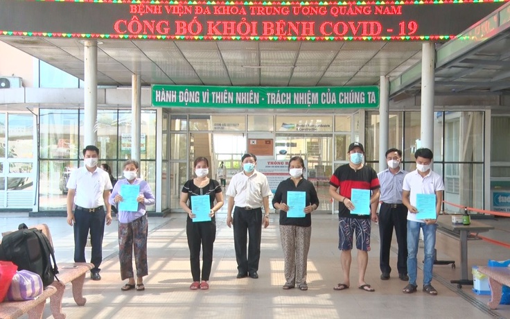11 bệnh nhân Covid-19 ở Quảng Nam được công bố khỏi bệnh, ra viện