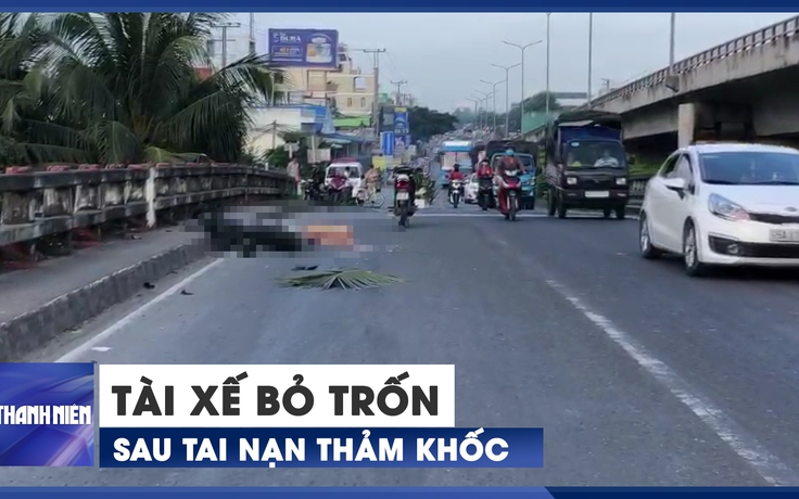 Hai mẹ con gặp thảm nạn dưới xe đầu kéo trên cầu Trà Lọt