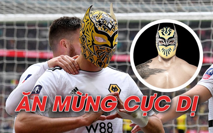 Tiền đạo Wolves ăn mừng cực dị sau khi ghi bàn