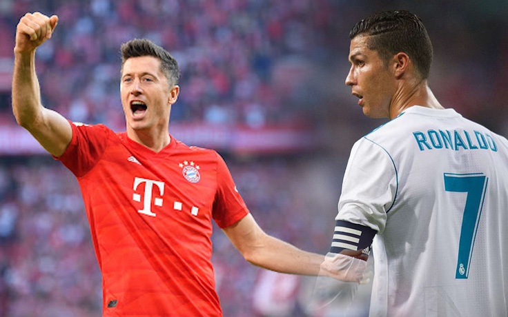 Lewandowski sắp vượt Ronaldo với thành tích ghi bàn "khủng" tại Champions League