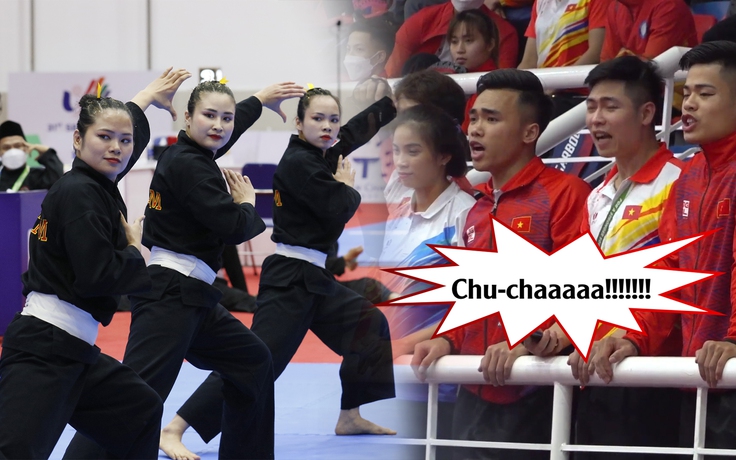 Liên tục la hét tiếng lạ khi đồng đội đấu quyền Pencak Silat để làm gì?