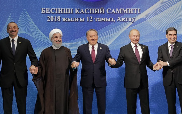 5 nước ký vào thỏa thuận lịch sử “chia sẻ” Biển Caspi