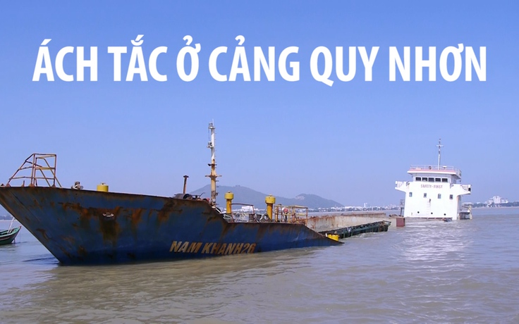 Hơn 1.700 container hàng hóa bị ách tắc tại cảng Quy Nhơn số 12