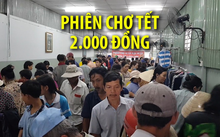 Phiên chợ Tết tất cả đều có giá 2.000 đồng duy nhất ở Sài Gòn