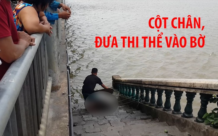 Cột chân, đưa thi thể trôi trên sông Đồng Nai vào bờ