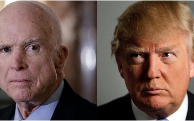 Tổng thống Trump lần đầu tỏ lòng thương tiếc cố thượng nghị sĩ McCain