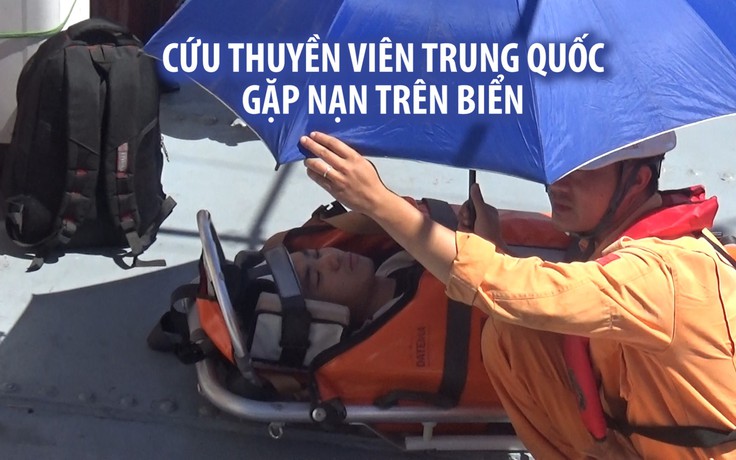 Cứu thuyền viên Trung Quốc trẻ tuổi đứt lìa 2 ngón tay trên biển