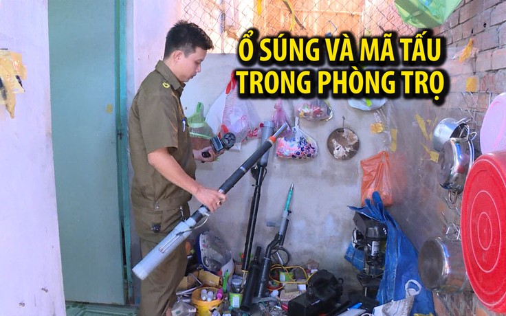 Thuê phòng trọ lập “ổ” sản xuất súng và mã tấu