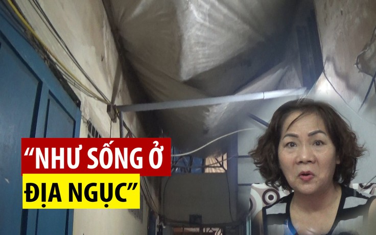 Dân Đà Nẵng thấp thỏm trong khu tập thể chờ… sập: “Như sống ở địa ngục”