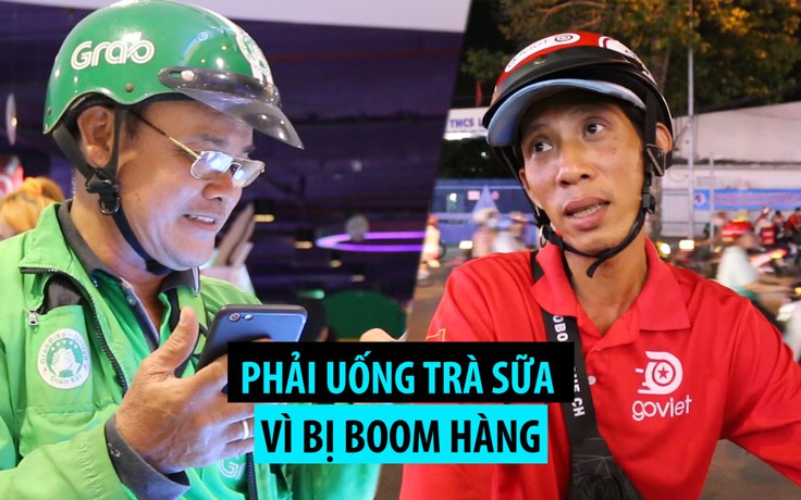 Dở khóc dở cười shipper U70 phải uống trà sữa vì bị “bom hàng“