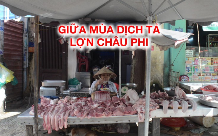 Sạp thịt vắng khách, tiểu thương Sài Gòn tán gẫu giữa mùa dịch tả lợn châu Phi