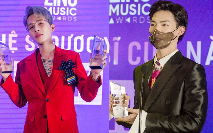 Jack và Erik thắng lớn tại Zing Music Awards 2020