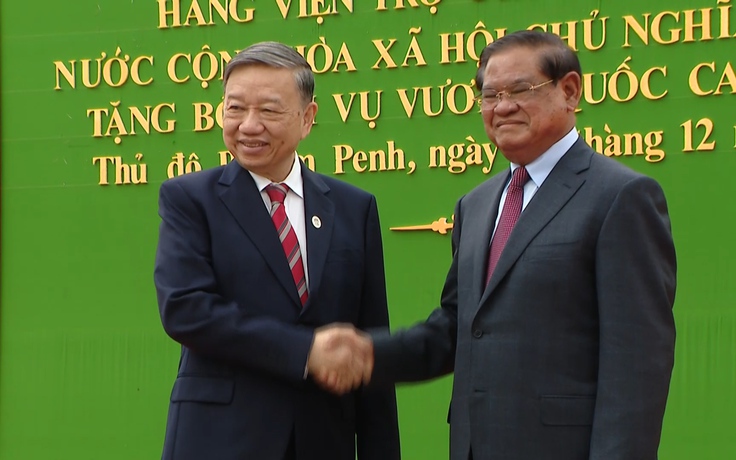 Bộ trưởng Bộ Công an Tô Lâm hội đàm Phó thủ tướng, Bộ trưởng Nội vụ Campuchia