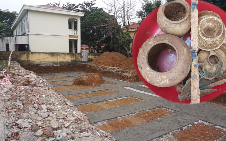 Cận cảnh ngôi mộ Hán ngàn năm tuổi trong khuôn viên trường học ở Thanh Hóa