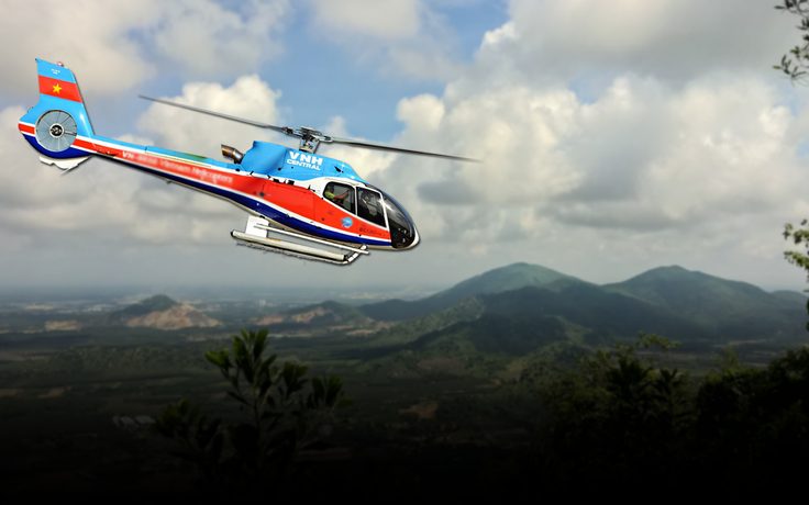 Truyền hình trực tiếp từ Ban chỉ huy tiền phương tìm kiếm trực thăng rơi ở núi Dinh