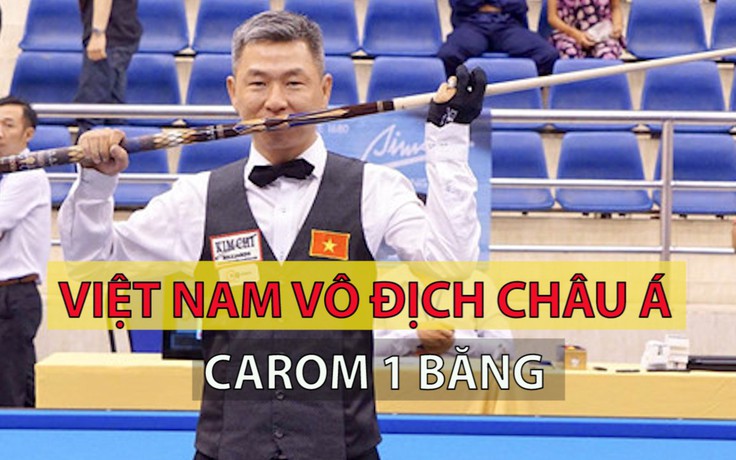 Mã Minh Cẩm giành chức vô địch Billiards Carom 1 băng châu Á