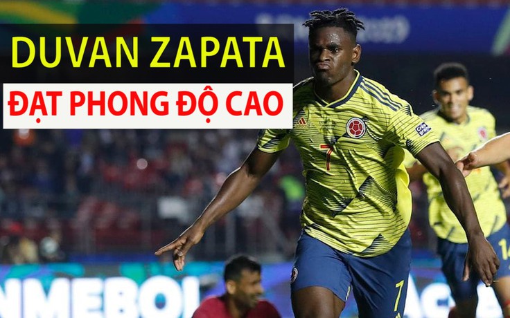 Duvan Zapata lại ghi bàn, Colombia thắng Qatar 1-0