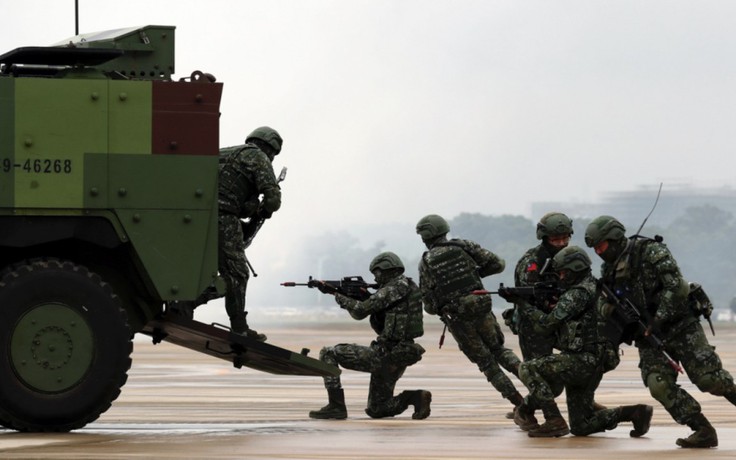 Lực lượng phòng vệ Đài Loan tập trận thực chiến
