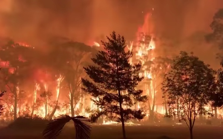 Cứu hỏa Úc cảnh báo cháy rừng không thể kiểm soát