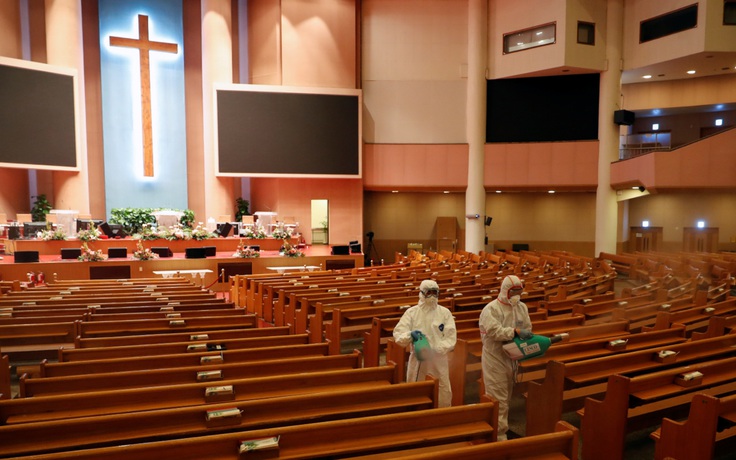 Thêm một nhà thờ Hàn Quốc gây lo ngại về nguy cơ lây nhiễm Covid-19