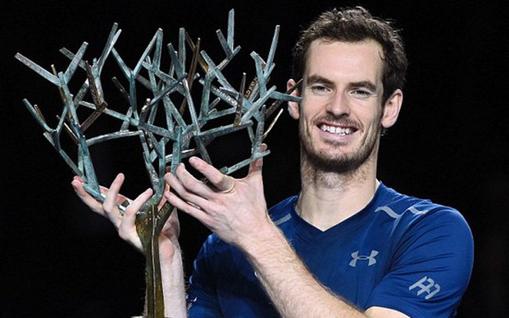 Vô địch Paris Master, Andy Murray lần đầu lên đỉnh ATP