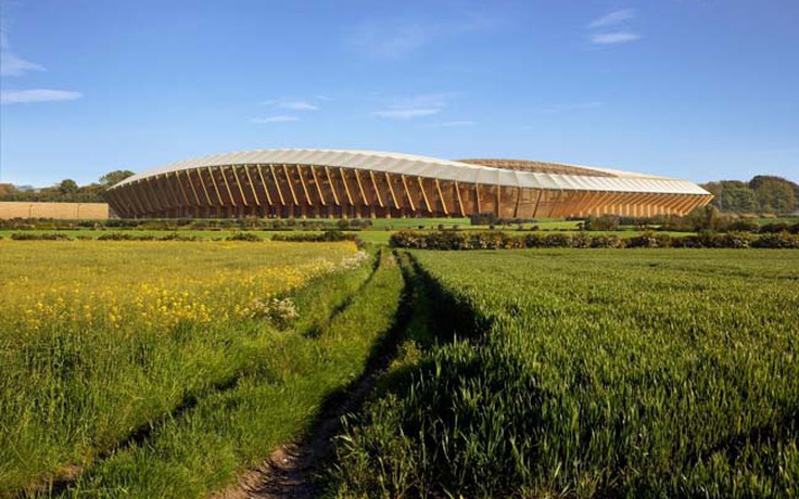 Sân vận động bằng gỗ đầu tiên trên thế giới