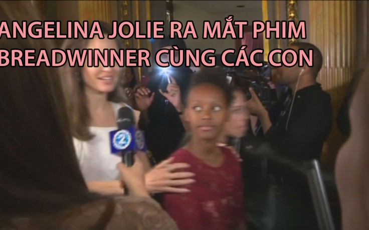 Angelina Jolie ra mắt phim Breadwinner cùng các con