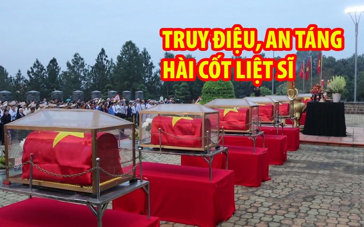 Bình Phước truy điệu, an táng 44 hài cốt liệt sĩ