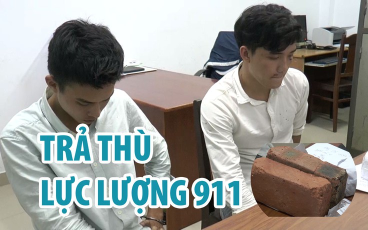 Cái kết đắng cho hai thanh niên sau khi tông xe, ném gạch trả thù lực lượng 911