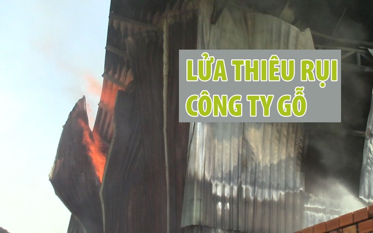 “Bà hỏa” tấn công công ty gỗ nằm trong hẻm nhỏ