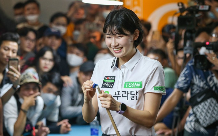 Ngắm nhan sắc 'Thiên thần billiards Hàn Quốc' Lee Mi-rae trong chuyến du đấu tại Việt Nam