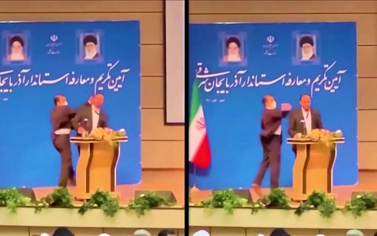 Tân tỉnh trưởng Iran nhận cái tát ngay trong lễ nhậm chức