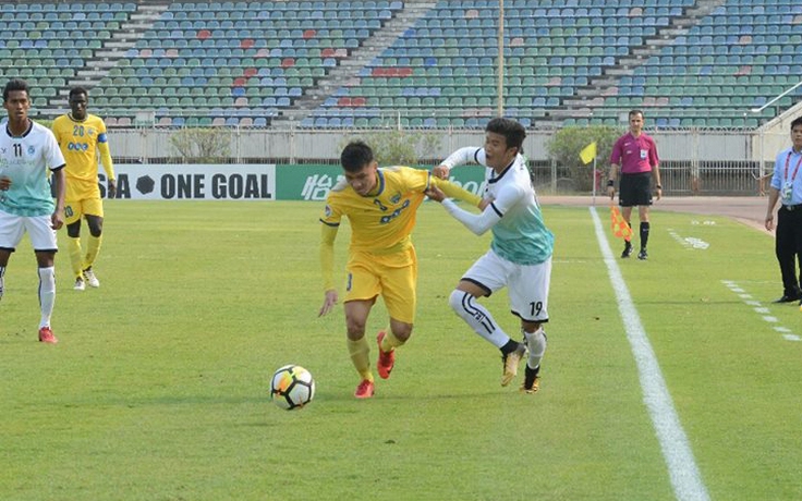 Tiến Dũng bắt chính, Thanh Hóa thua ngược Yangon United tại AFC Cup